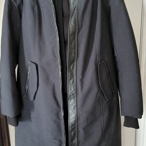 Mackage Dawn Jacket with Side Zippers and Leather Accents - Excellent Condition